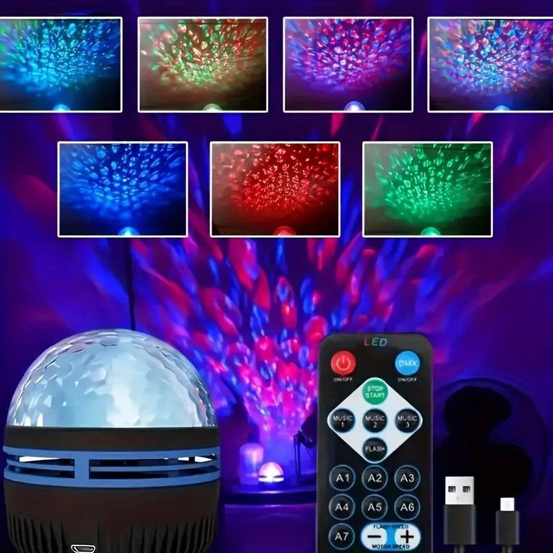 Aurora Dream Projector — Galaxy + Northern Lights + Bluetooth Speaker