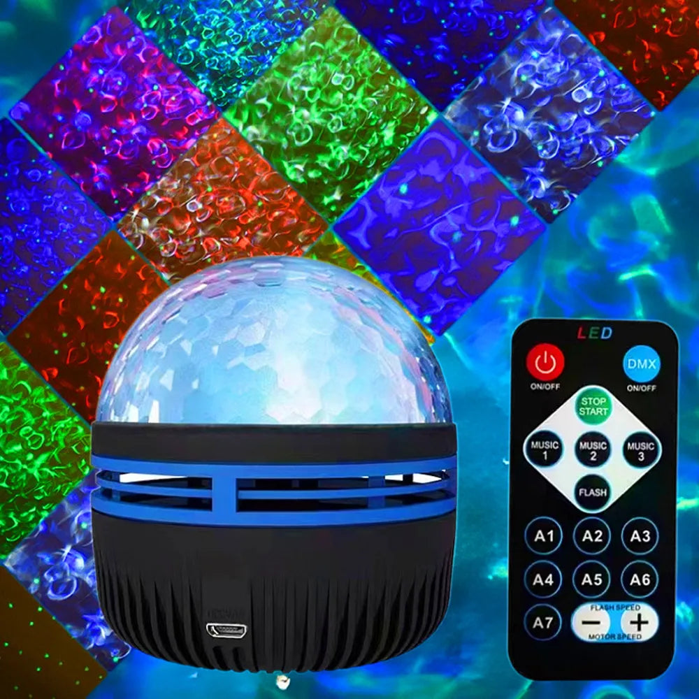 Aurora Dream Projector — Galaxy + Northern Lights + Bluetooth Speaker