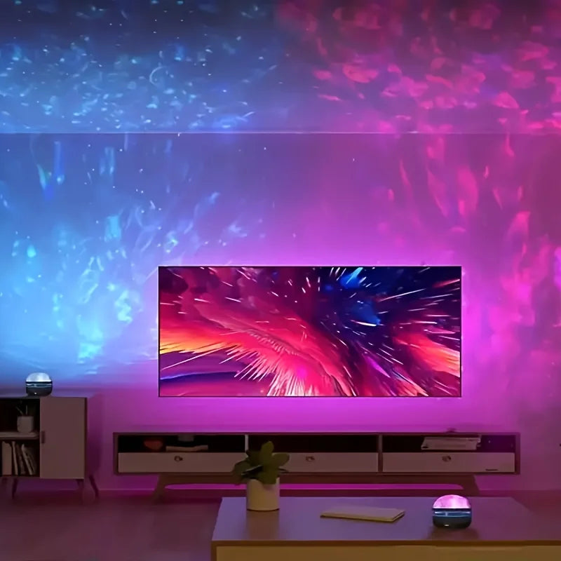 Aurora Dream Projector — Galaxy + Northern Lights + Bluetooth Speaker