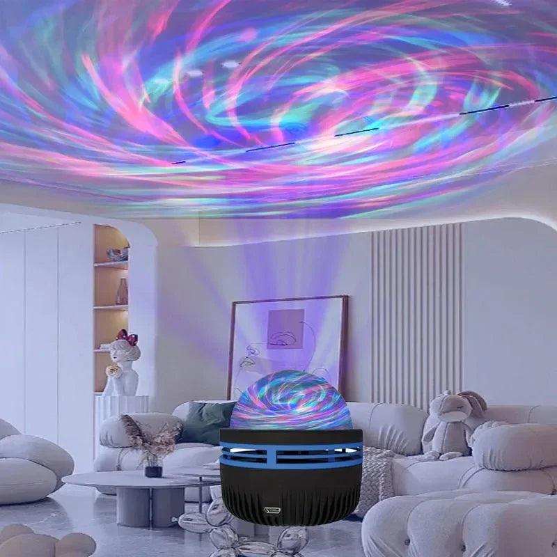 Aurora Dream Projector — Galaxy + Northern Lights + Bluetooth Speaker