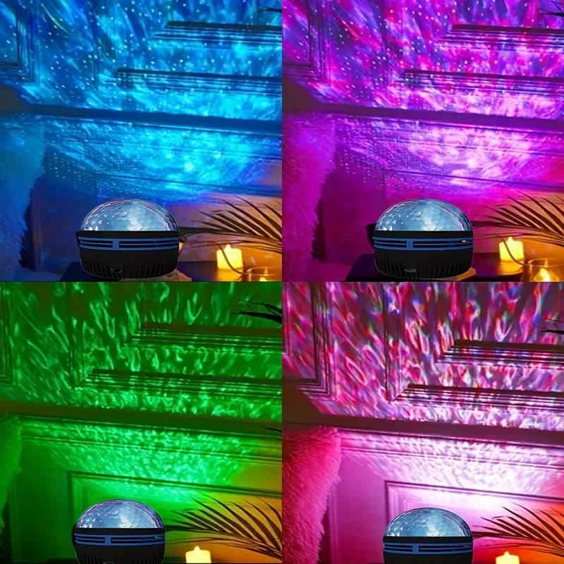 Aurora Dream Projector — Galaxy + Northern Lights + Bluetooth Speaker
