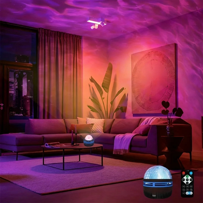 Aurora Dream Projector — Galaxy + Northern Lights + Bluetooth Speaker