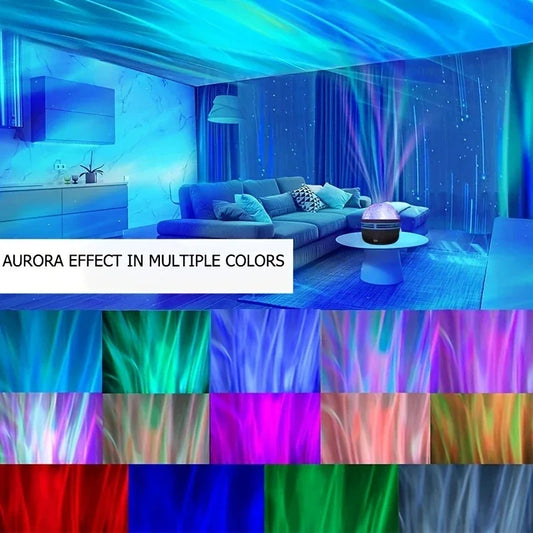Aurora Dream Projector — Galaxy + Northern Lights + Bluetooth Speaker