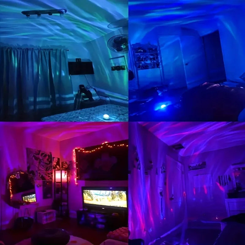 Aurora Dream Projector — Galaxy + Northern Lights + Bluetooth Speaker
